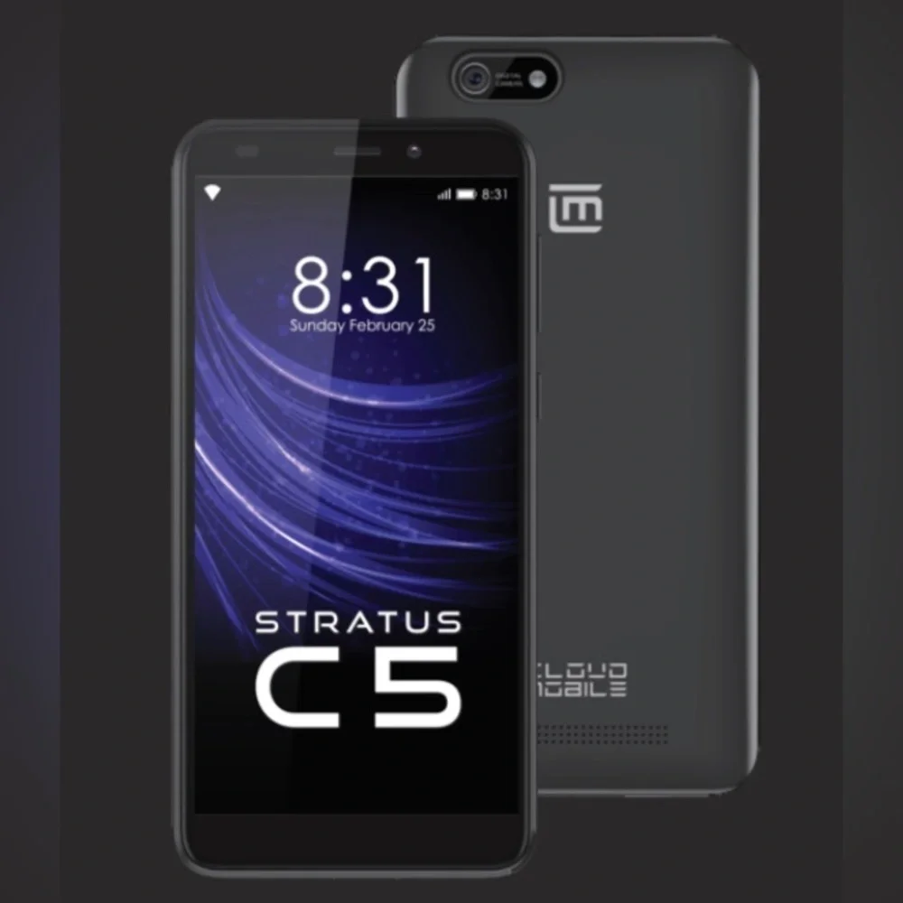 Cloud Mobile Stratus - NEW-C5 Elite-16GB Smartphone Powered by Android (sealed)